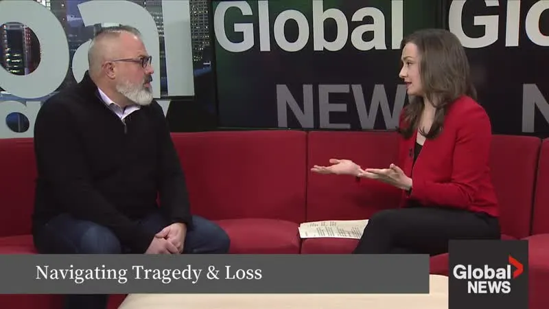 Dave Sweet discussing resilience on Global News